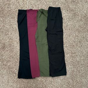 Scrub pants set of 4 size medium